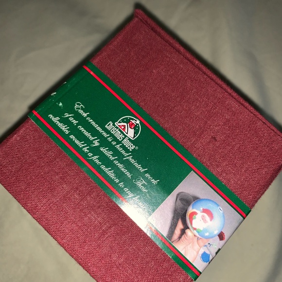 Christmas Ornament Snowman Hand Painted Christmas House Diameter 3” - Picture 5 of 5